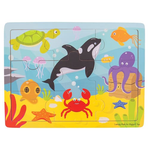 Tray Puzzle - Underwater