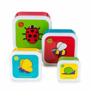 Tum Tum Nesting Snack Pots - Set of 4 - Bugs