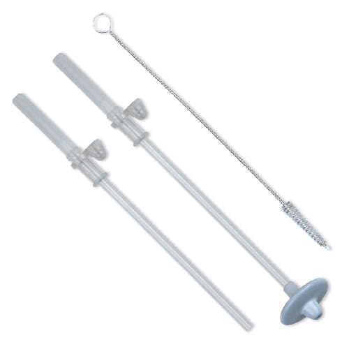 Tum Tum Straws and Brush Set For Large Tippy Up Cups