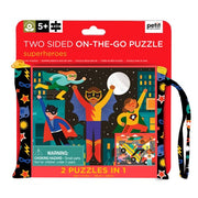 Two Sided On-the-Go Puzzle Superheroes