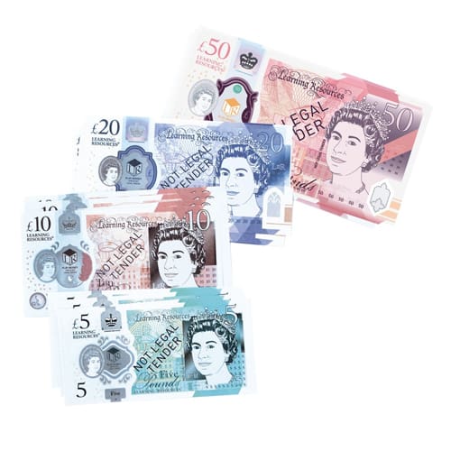 UK Play Money - Notes (Set of 50)