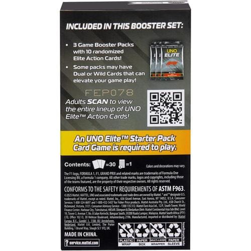 UNO Elite F1 Booster Set