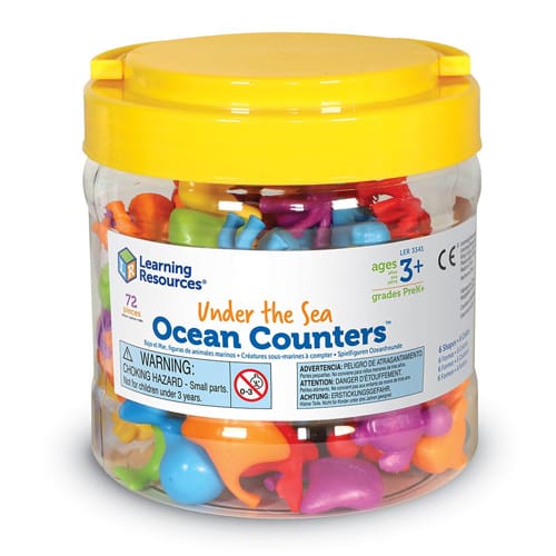 Under The Sea Ocean Counters (Set of 72)