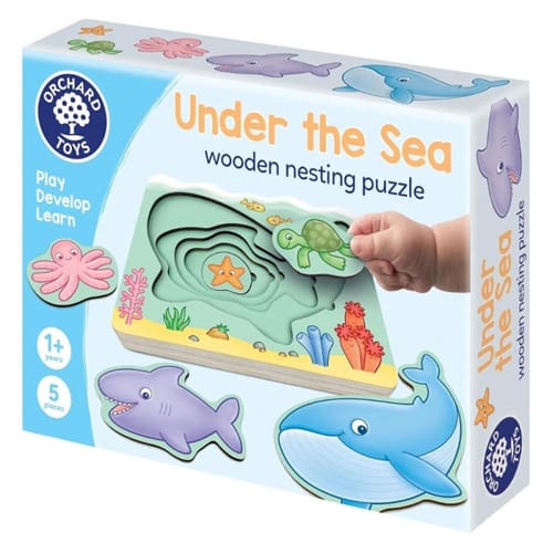 Under The Sea Wooden Nesting Puzzle