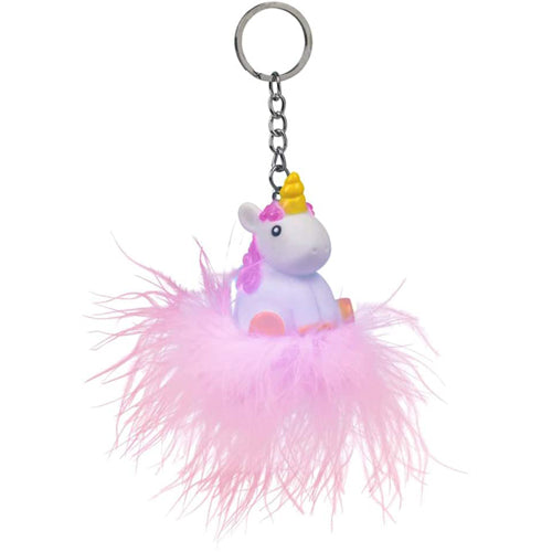 Unicorn Flashing Keyring