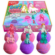 Unicorn Surprise Baff Bombz 6 Pack - With Collectable Surprise Figures