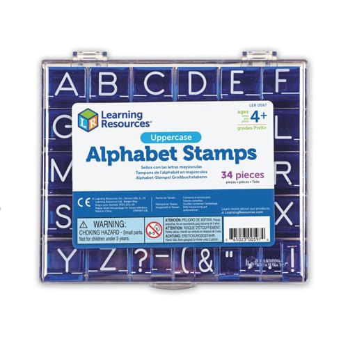 Uppercase Alphabet Stamps Set