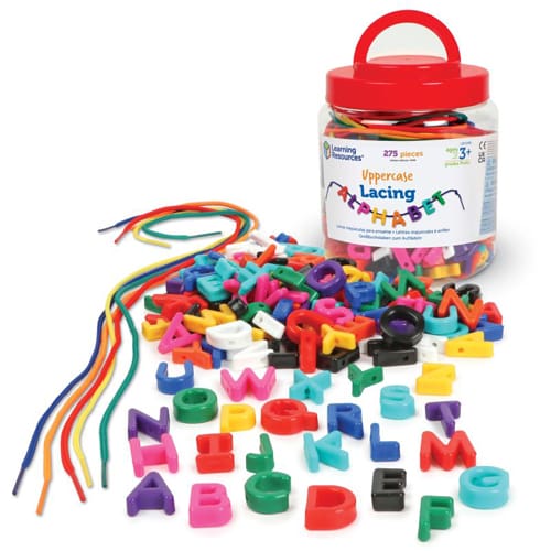 Uppercase Lacing Alphabet