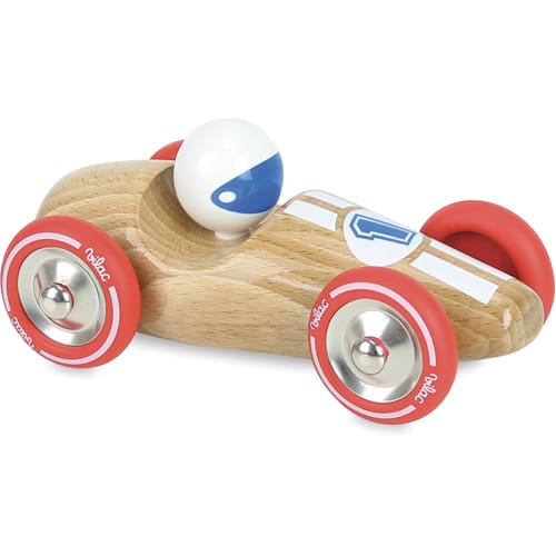 Vilac - Natural Wooden Large Race Car
