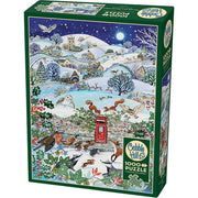 Village on a Winter Night Puzzle - 1000 Pieces