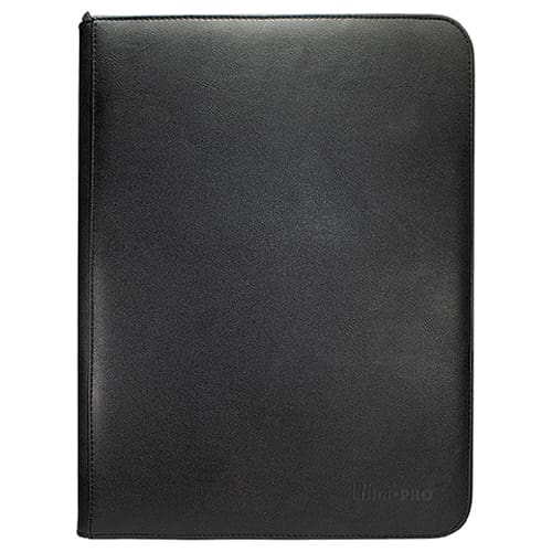 Vivid 9-Pocket Zippered PRO-Binder - Black