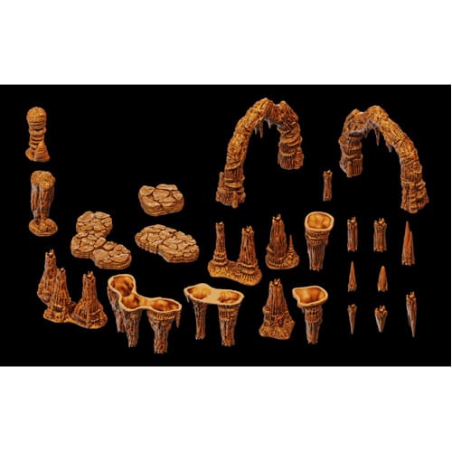 WarLock Tiles Expansion: Stalactites & Stalagmites