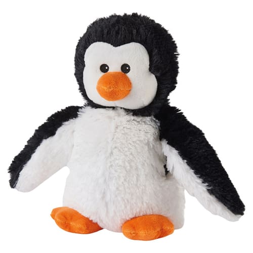 Warmies 7" Mini Black/White Penguin Microwavable