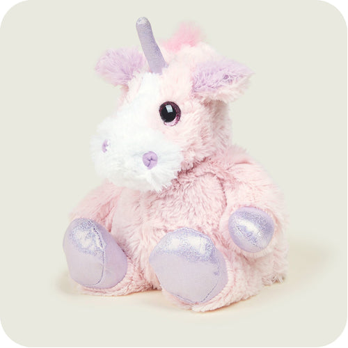 Warmies Plush Iridescent Unicorn (Pink) Microwavable