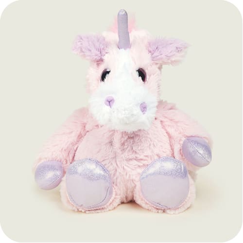 Warmies Plush Iridescent Unicorn (Pink) Microwavable