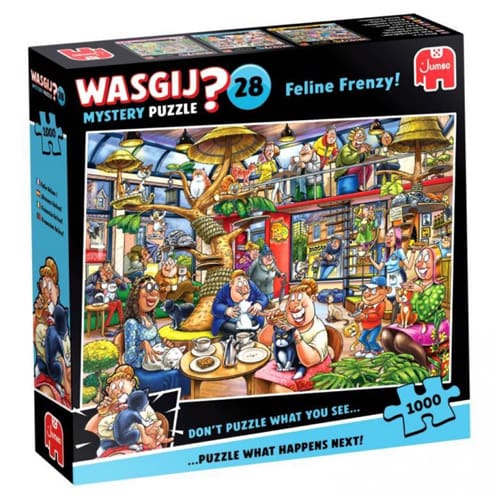 Wasgij - Mystery 28 Feline Frenzy! - 1000 Piece Jigsaw Puzzle