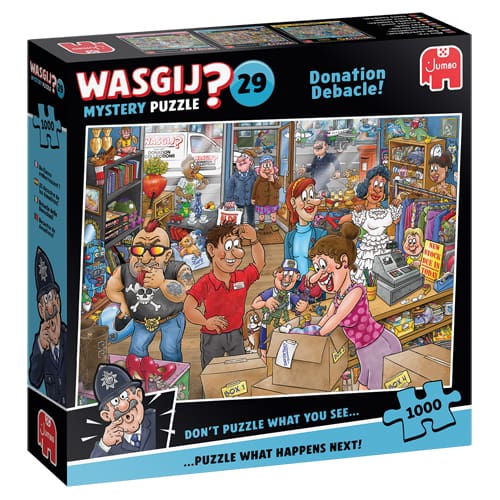 Wasgij Mystery 29 Donation Debacle! Puzzle (1000 Pieces)