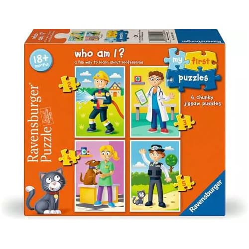 Who Am I? My First Puzzles (2, 3, 4 and 5 Pieces)