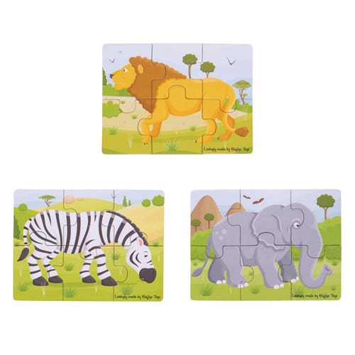 Wild Animal - 6 Piece Puzzles