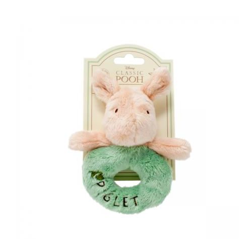Winnie The Pooh Baby Piglet Ring Rattle