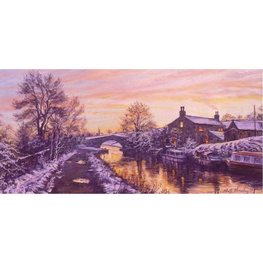 Winter on the Canal Puzzle (1000 Pieces)