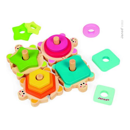 Wood Stackable Turtles