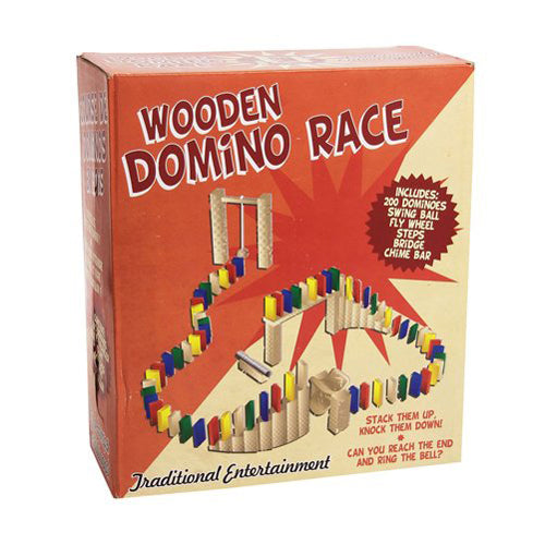 Wooden Domino Race
