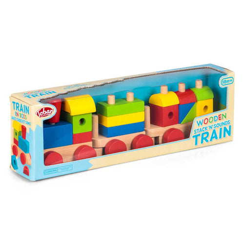 Wooden Stack 'n' Sounds Train