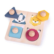 Woodland Animal Shape Match Puzzle