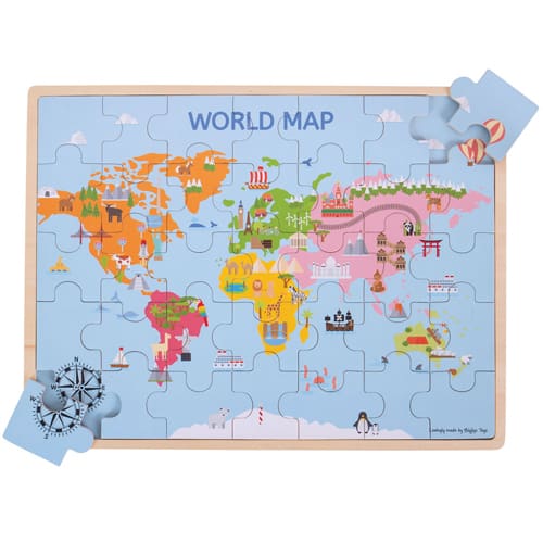 World Map Puzzle
