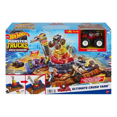 Hot Wheels Monster Trucks Arena Ultimate Crush Yard Play Set