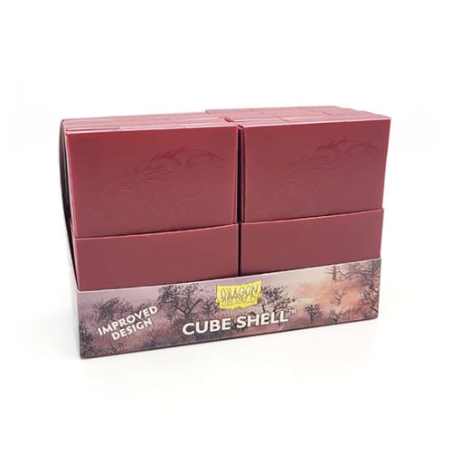 Dragon Shield Blood Red Cube Shells (8)