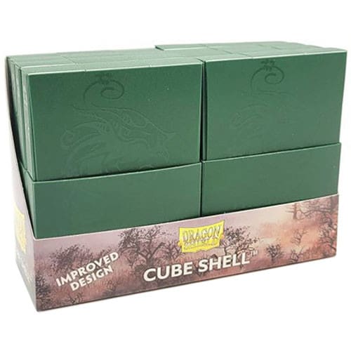 Dragon Shield Forest Green Cube Shells (8)