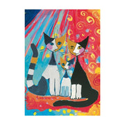 Rosina Wachtmeister: Happy Cat Family (1000 Pieces)