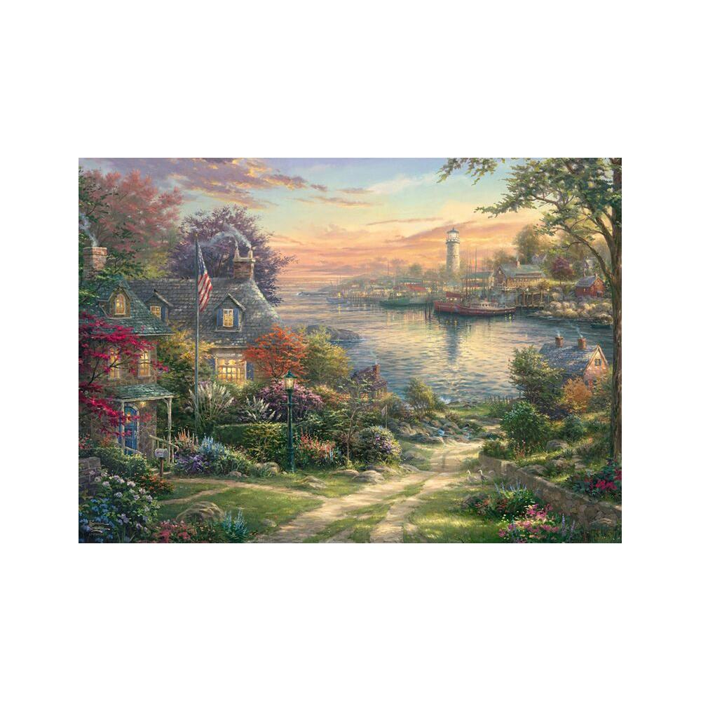 Thomas Kinkade: New England Harbour 1000 Piece Jigsaw Puzzle