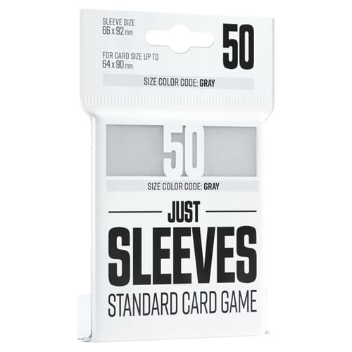 Gamegenic Just Sleeves: Standard Card Game White (50)