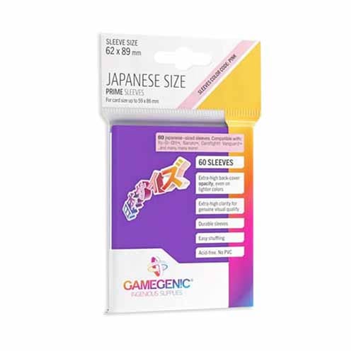 Gamegenic Just Sleeves: Japanese Size Purple (60)