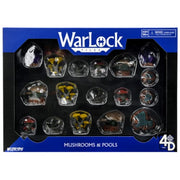WarLock Tiles: Caverns Accessory - Mushrooms and Pools
