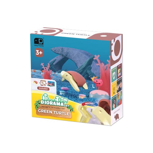 Halftoys Diorama – Green Turtle