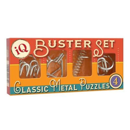 IQ Buster - 4 Classic Metal Puzzles