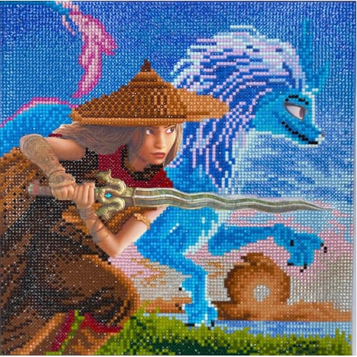 Raya & Sisu, 30x30cm Crystal Art Kit