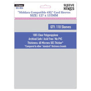 110 x Middara Compatible 6XL Sleeves (127mm x 153mm)