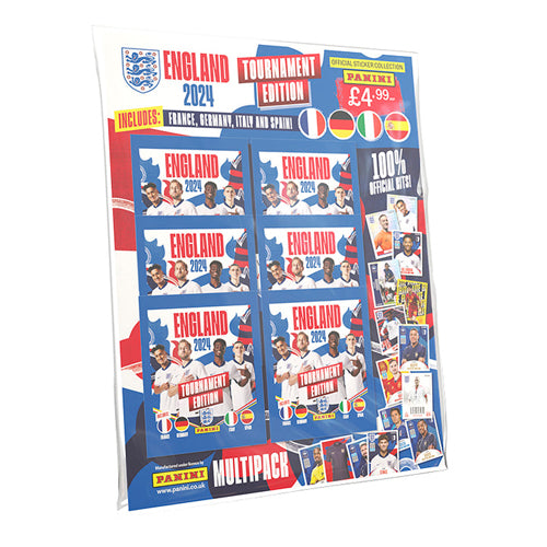 England 2024 Tournament Edition Official Sticker Collection - Multipack