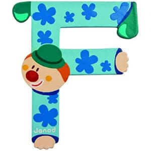 F Clown Alphabet Individual Letter
