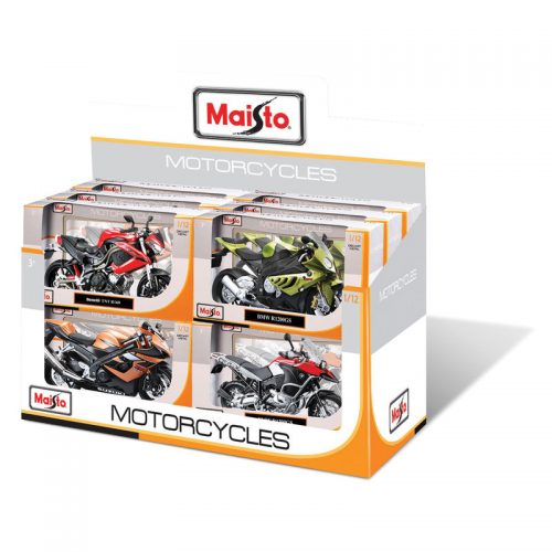 1:12 Motorcycle Assorted Colours