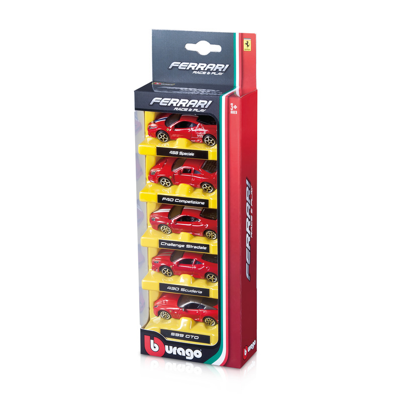 1:64 Ferrari- 5Pk | Toys | Toy Street UK