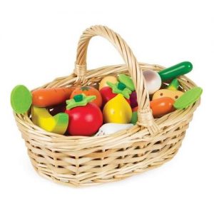 24 Fruits & Vegetables In A Basket