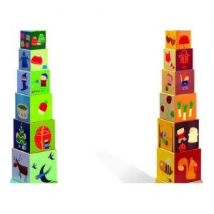 4 Seasons Square Stacking Pyramid
