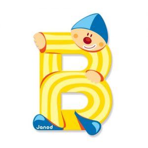 B Clown Alphabet Individual Letter