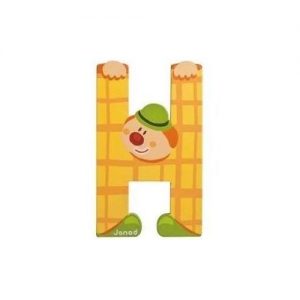 H Clown Alphabet Individual Letter